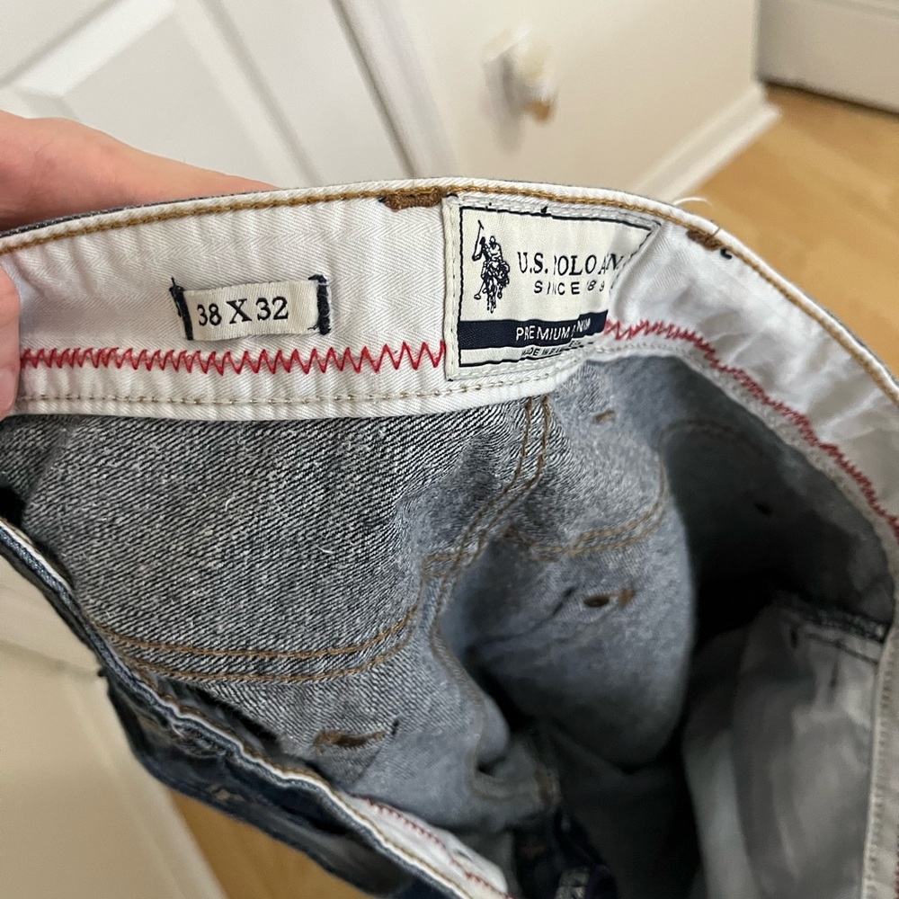 U.S. Polo Assn. Relaxed Blue Jeans with Classic Indigo Wash
